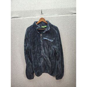 Stillwater Supply Co. Navy Blue Sherpa Fleece Jacket XL